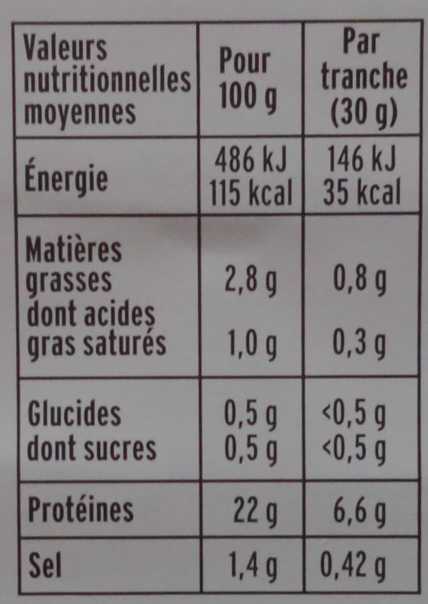 Fleury Michon Le Torchon - Cuit à l'Etouffée - 25% de sel* packshot