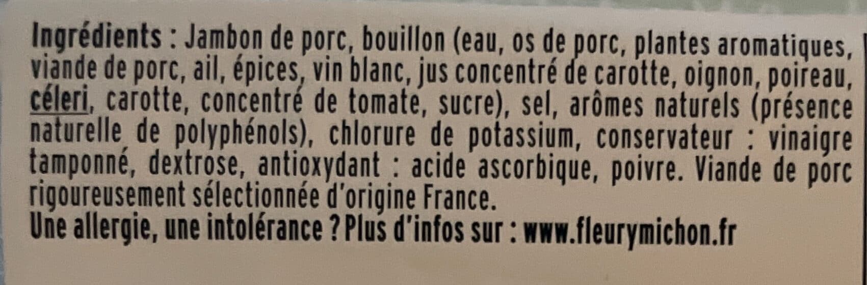 Fleury Michon Le Torchon - Cuit à l'Etouffée - 25% de sel* packshot