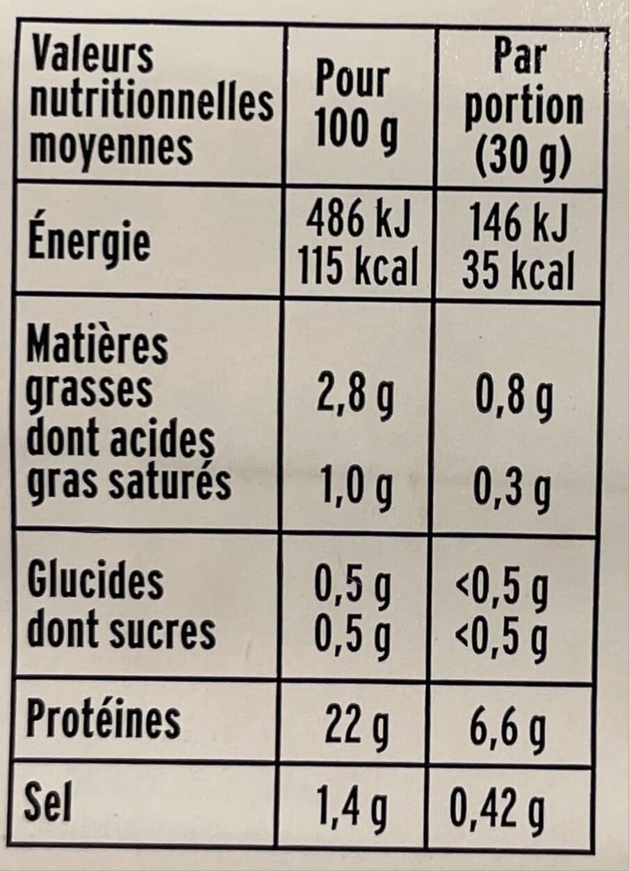 Fleury Michon Le Torchon - Cuit à l'Etouffée - 25% de sel* packshot
