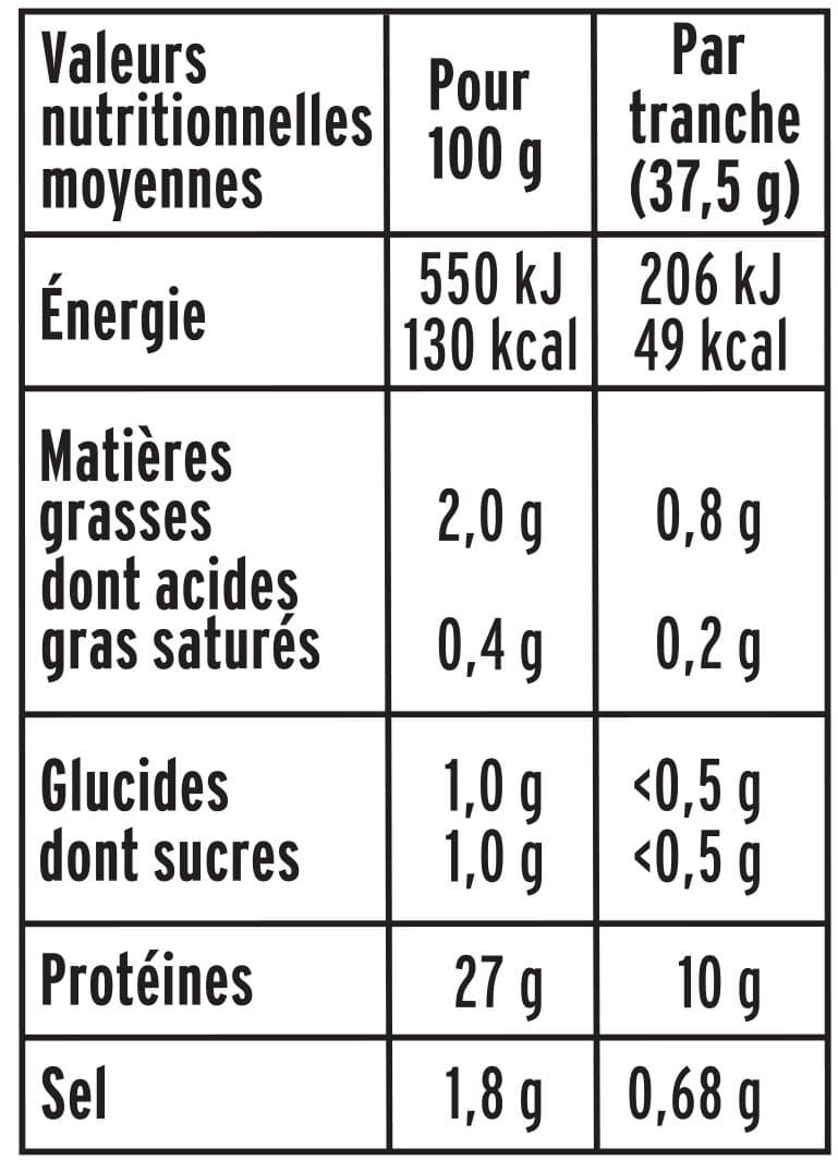 Fleury Michon FILET TRANCHE DE POULET ROTI - 4 Tr. packshot