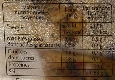 Fleury Michon FILET TRANCHE DE POULET CURRY - 4 tr. packshot