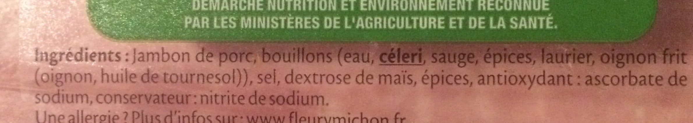 Fleury Michon Le supérieur -25% de Sel packshot