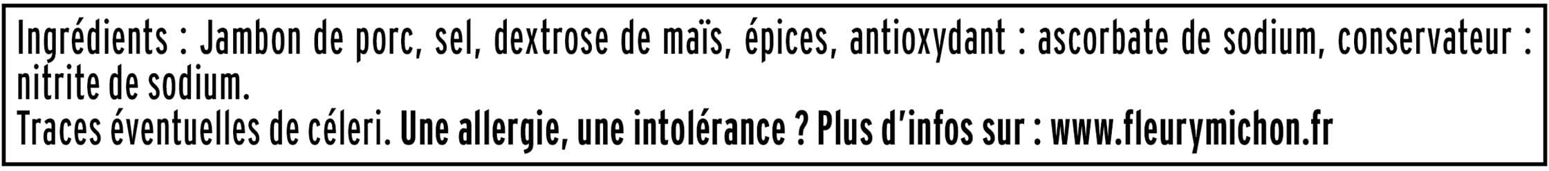 Fleury Michon Le Paris sans couenne - 25% de Sel*- 4tr packshot