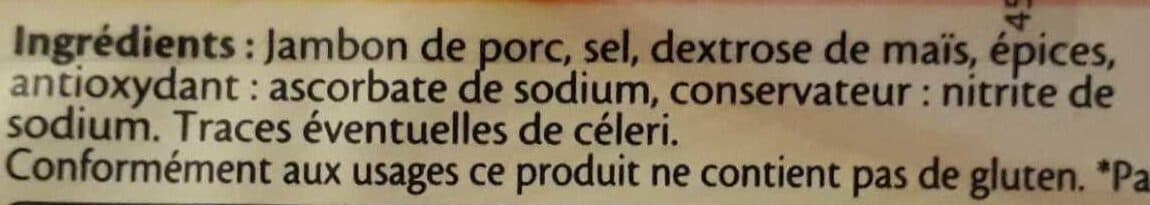 Fleury Michon Le Paris sans couenne - 25% de Sel*- 6 tr packshot