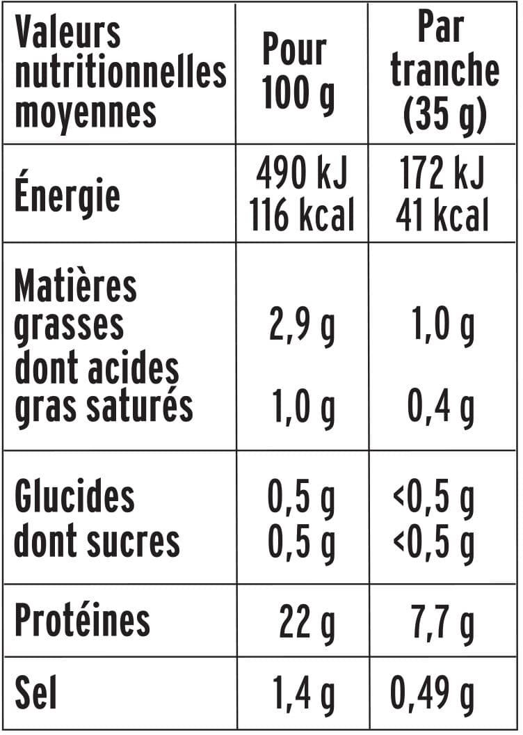 Fleury Michon Le Paris sans couenne - 25% de Sel* - 8 tr. packshot