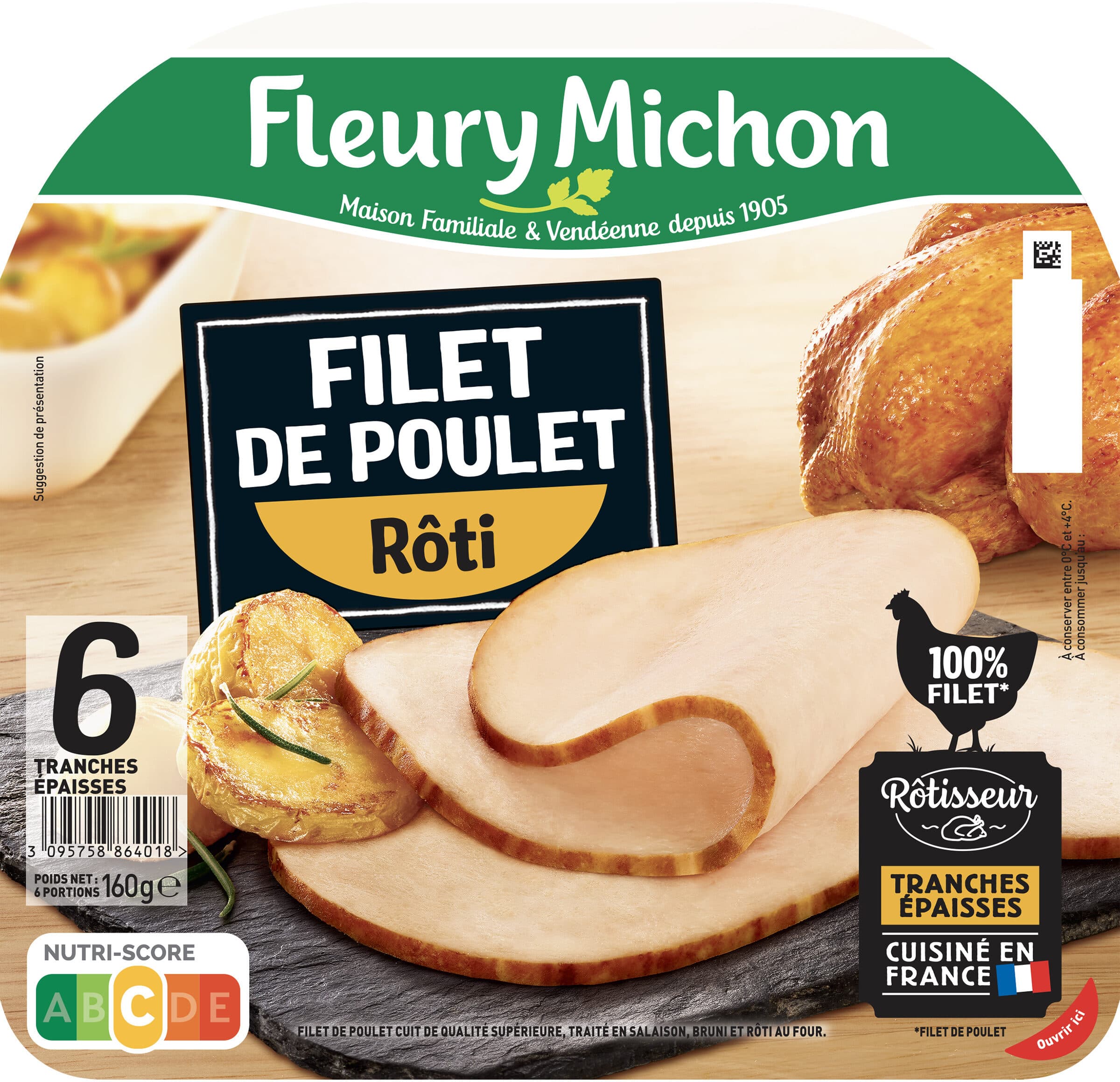 Fleury Michon Filet de Poulet - Rôti packshot