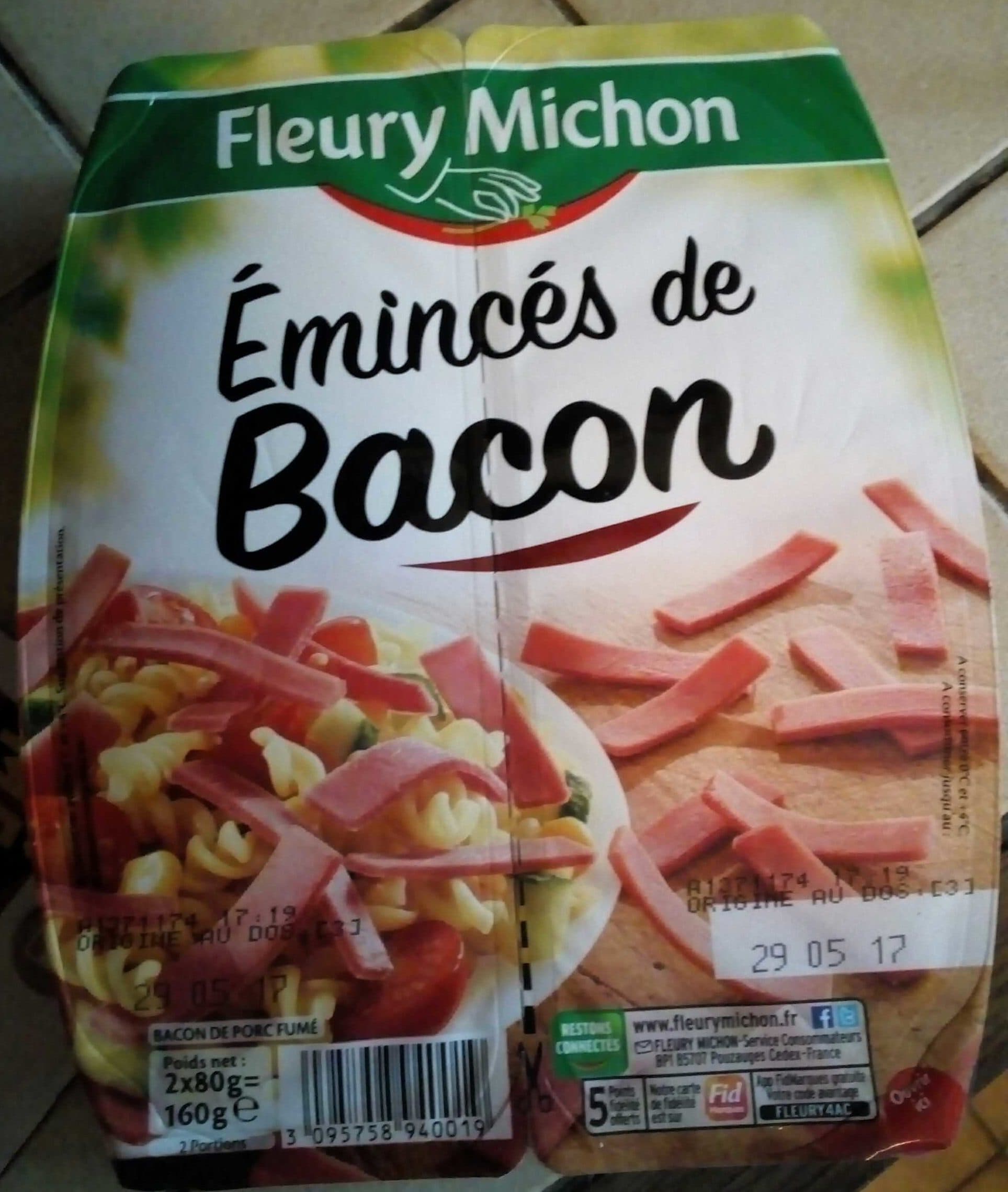 Fleury Michon Émincés de Bacon packshot
