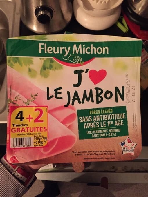 Fleury Michon Le Jambon packshot