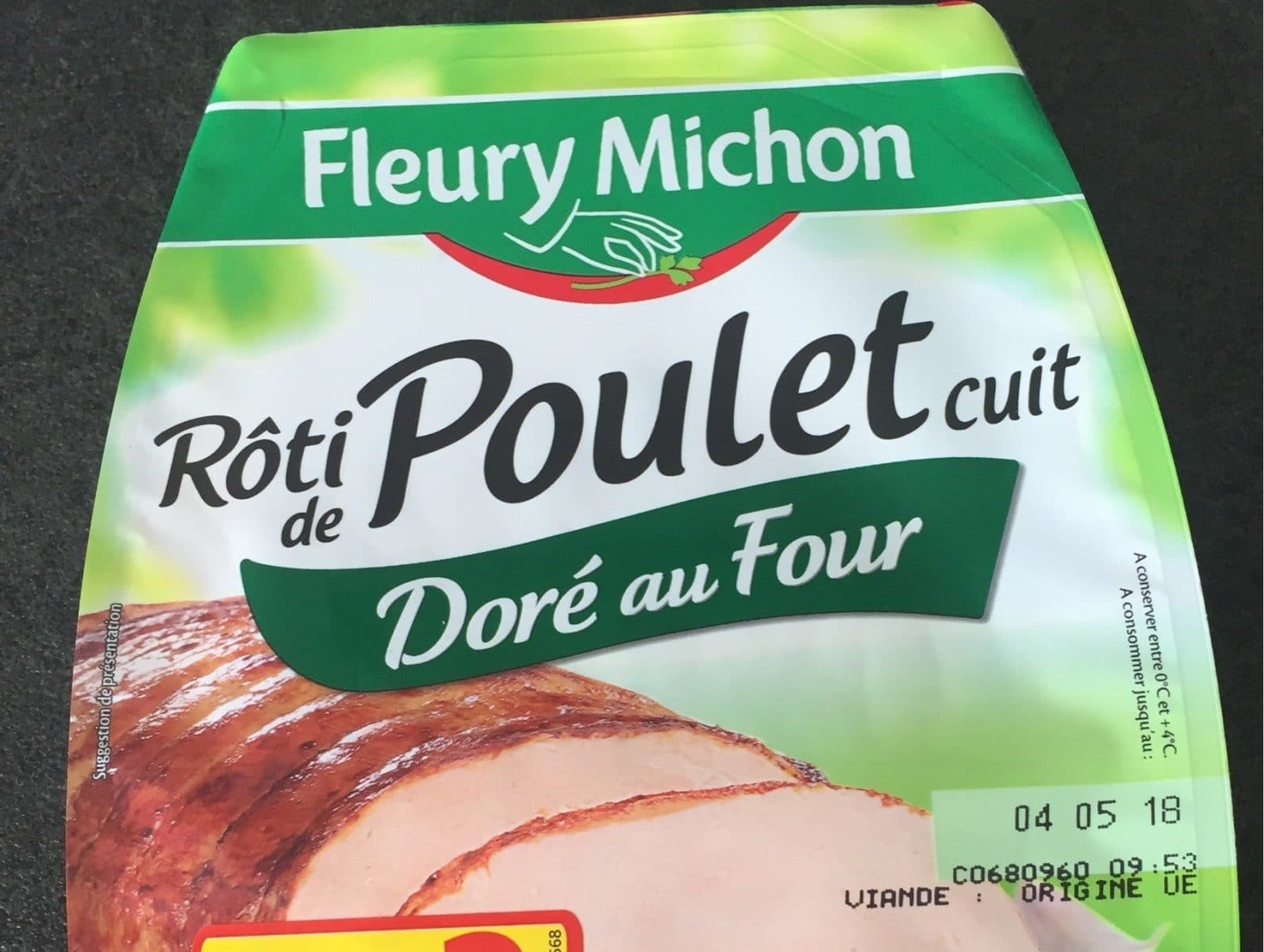Fleury Michon Rôti de Poulet Cuit 100% Filet packshot