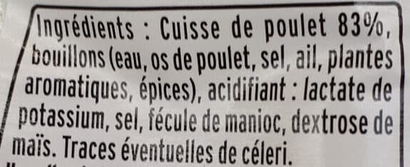 Fleury Michon Émincé de poulet rôti packshot