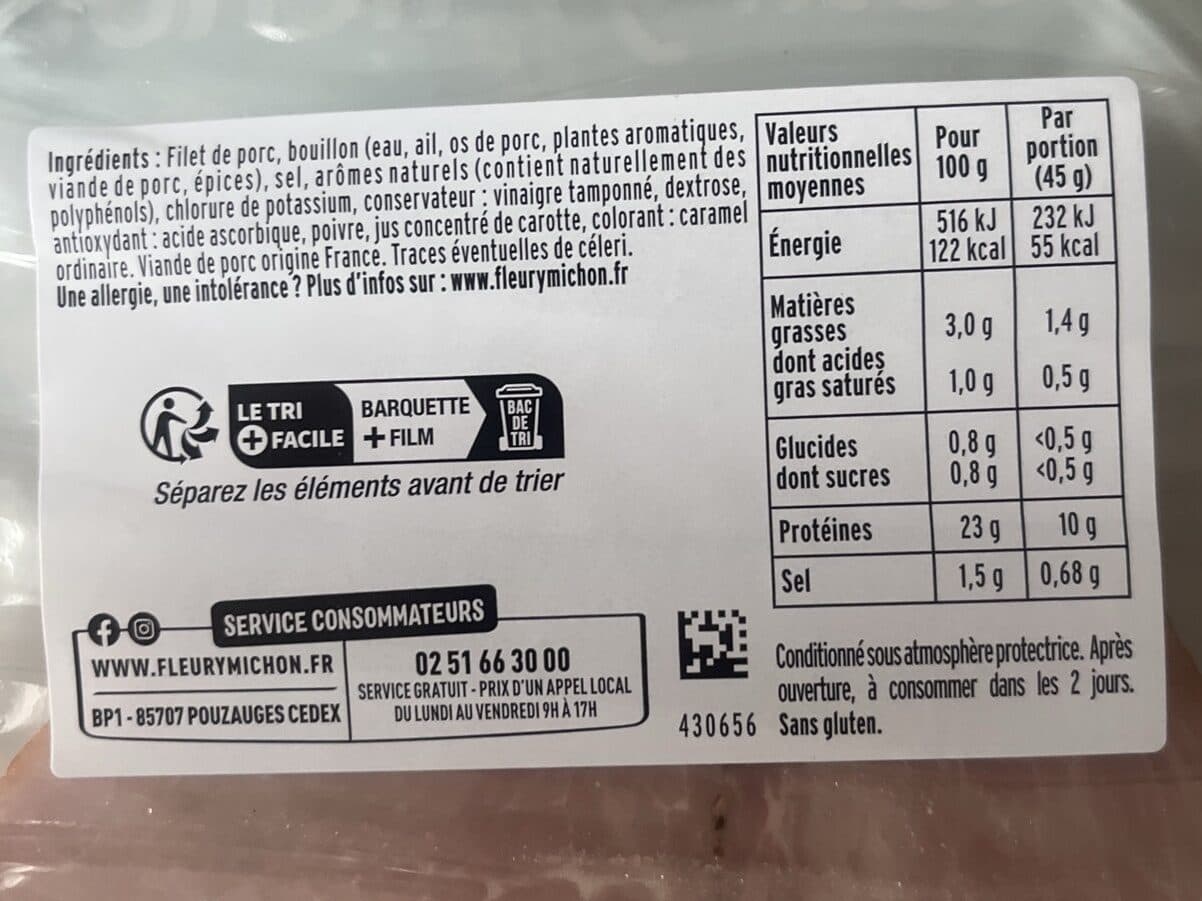 Fleury Michon Rôti de Porc - 100 % filet* packshot