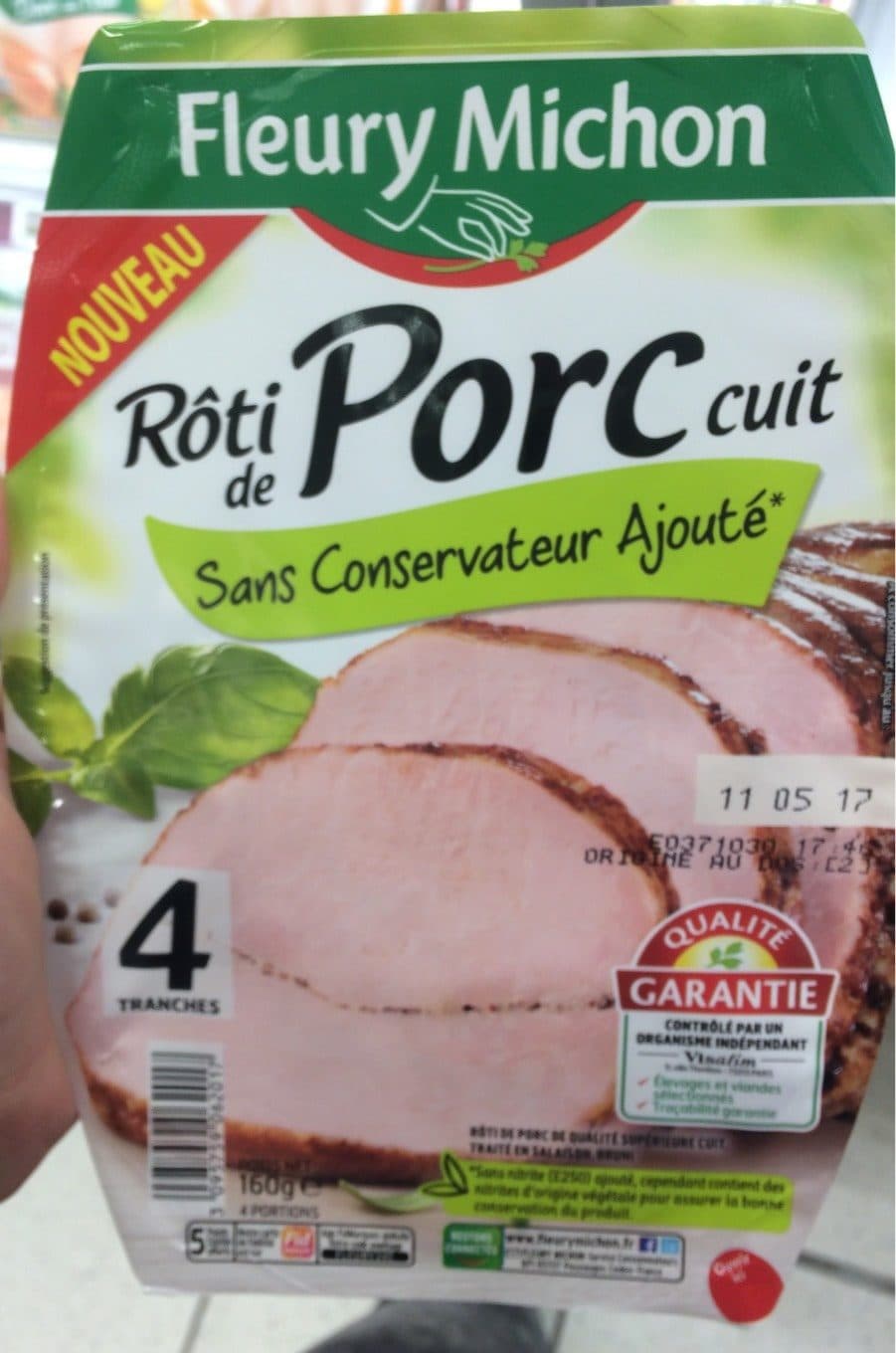 Fleury Michon Roti de porc packshot