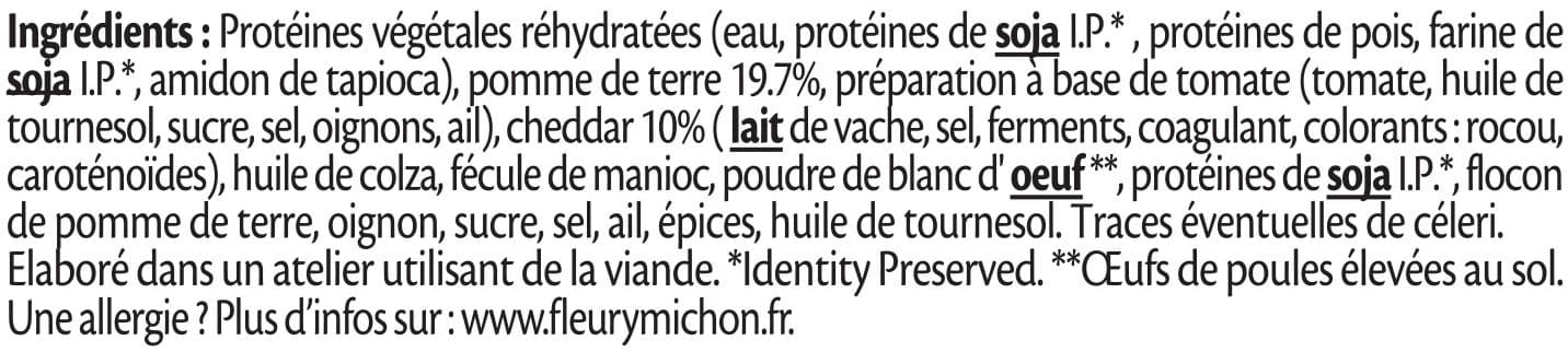 Fleury Michon Pavés Pommes de Terres Cheddar packshot