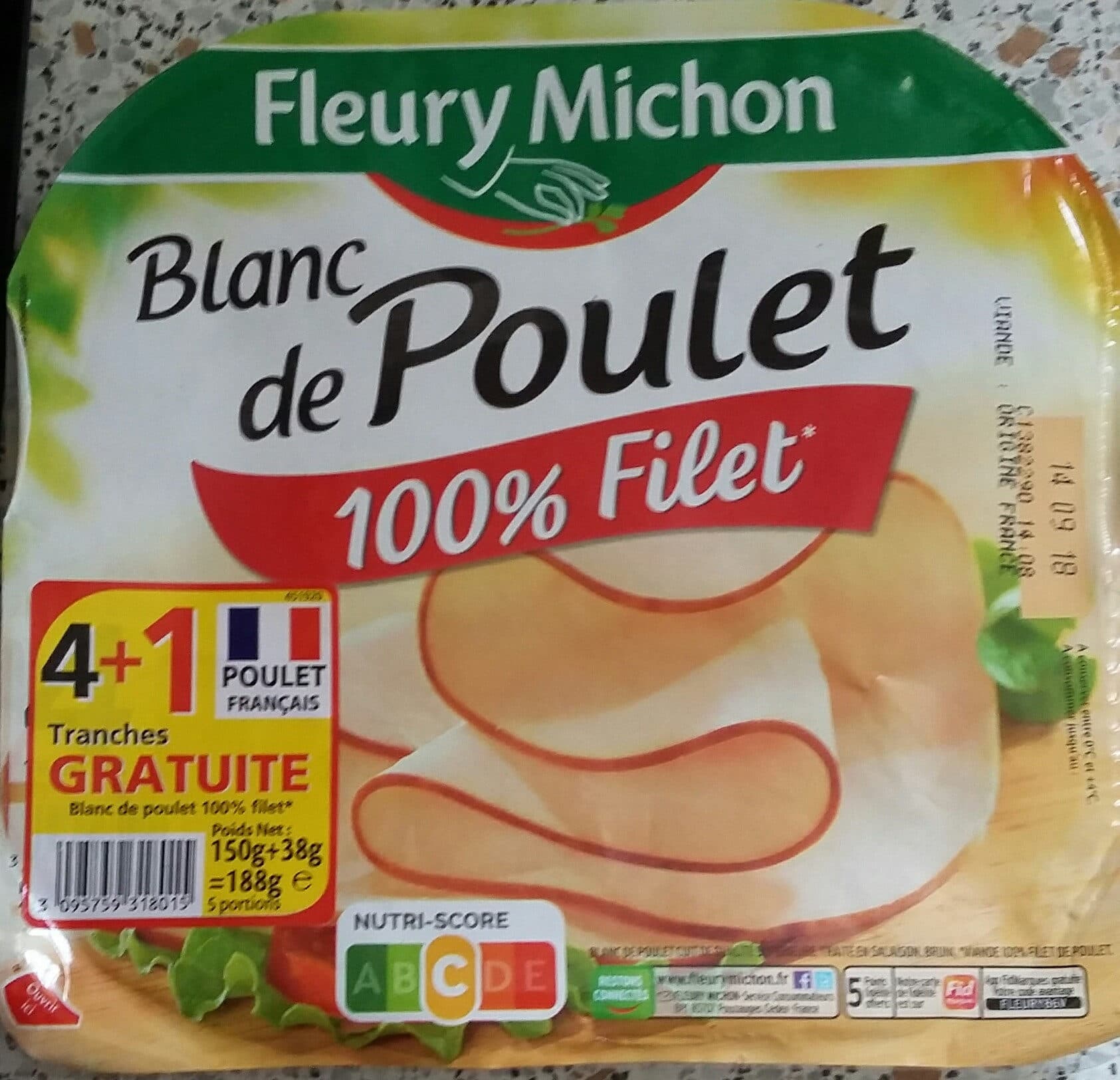 Fleury Michon Blanc de poulet packshot