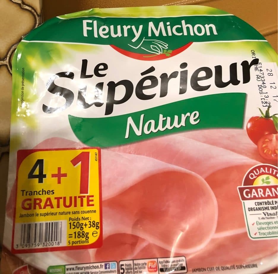 Fleury Michon Le Supérieur nature packshot