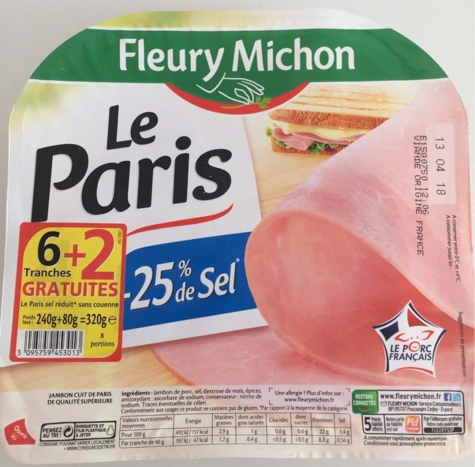 Fleury Michon Le paris packshot
