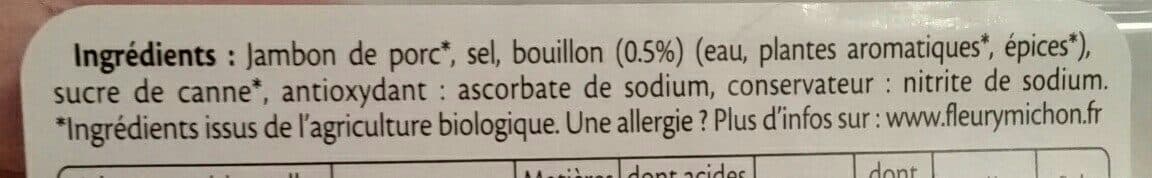 Fleury Michon Le supérieur sans couenne packshot