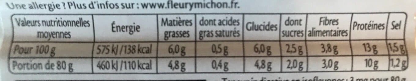 Fleury Michon Palets haricots verts & petits pois packshot