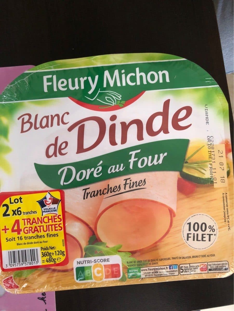 Fleury Michon Blanc de dinde packshot