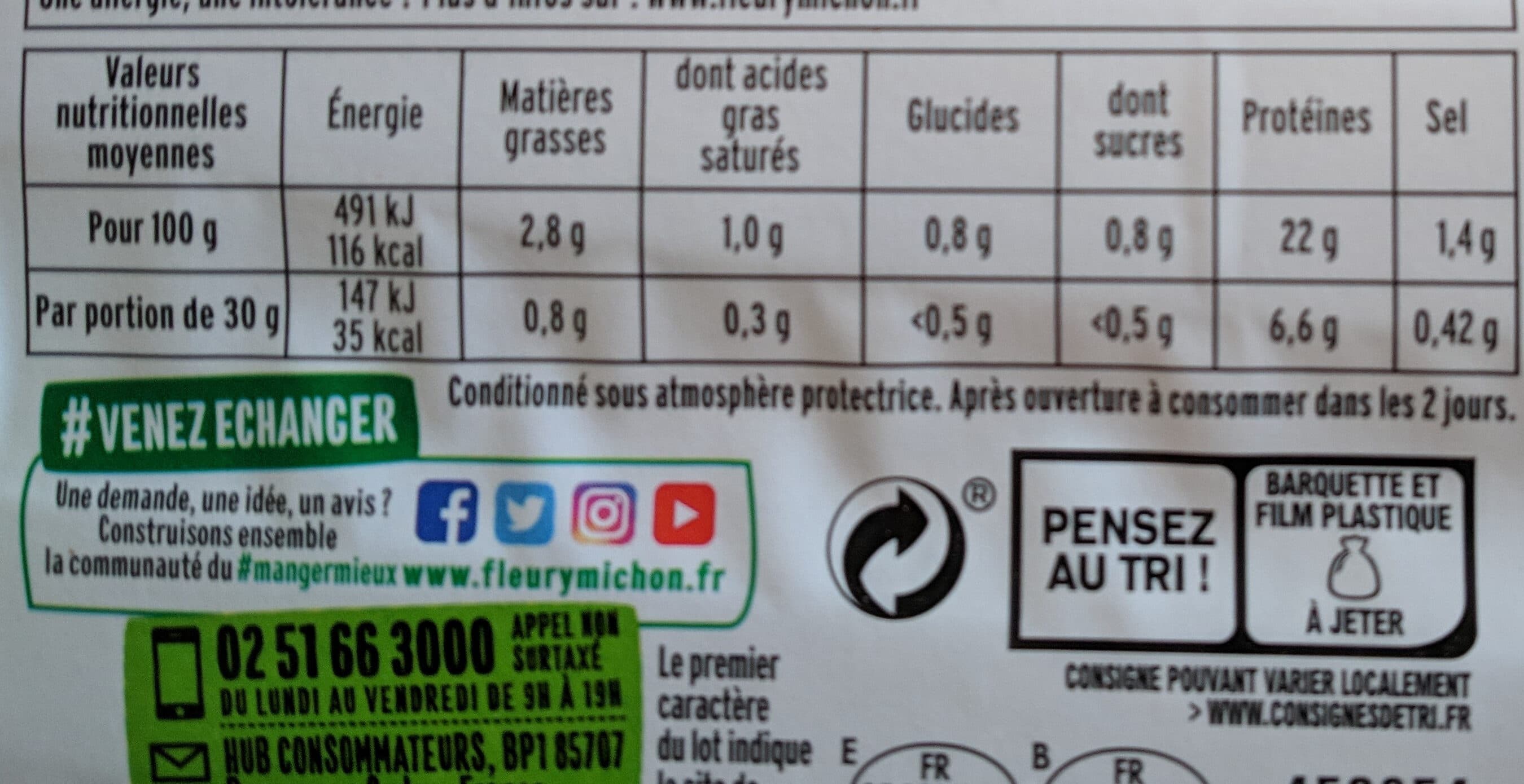 Fleury Michon Jambon Le Supérieur packshot