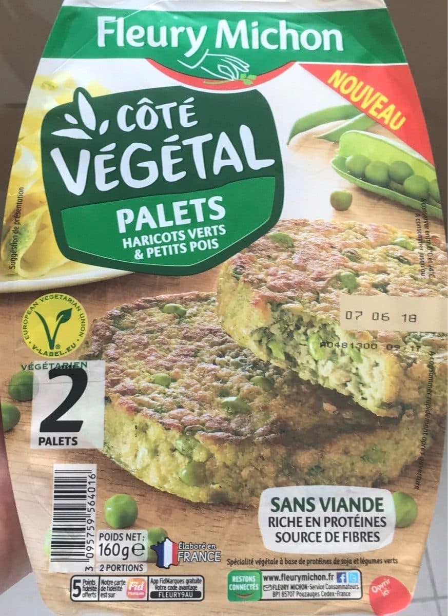 Fleury Michon Palets Haricots verts & Petits pois packshot