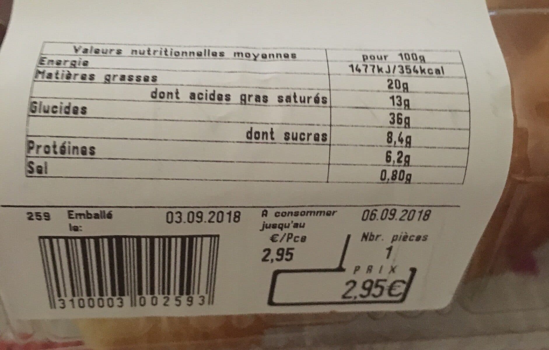 Open Food Facts Croissants packshot
