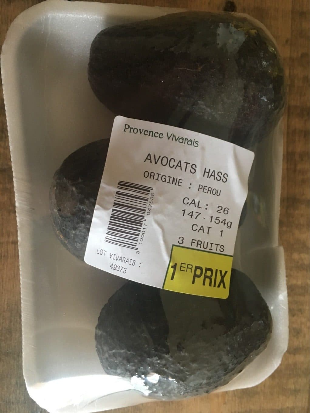 Provence Vivarais Avocat Hass packshot