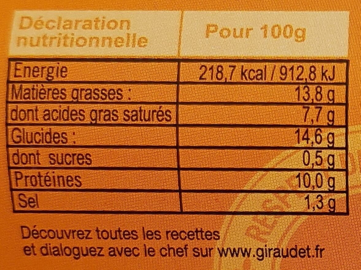 Giraudet 4 quenelles fraîches de volaille packshot