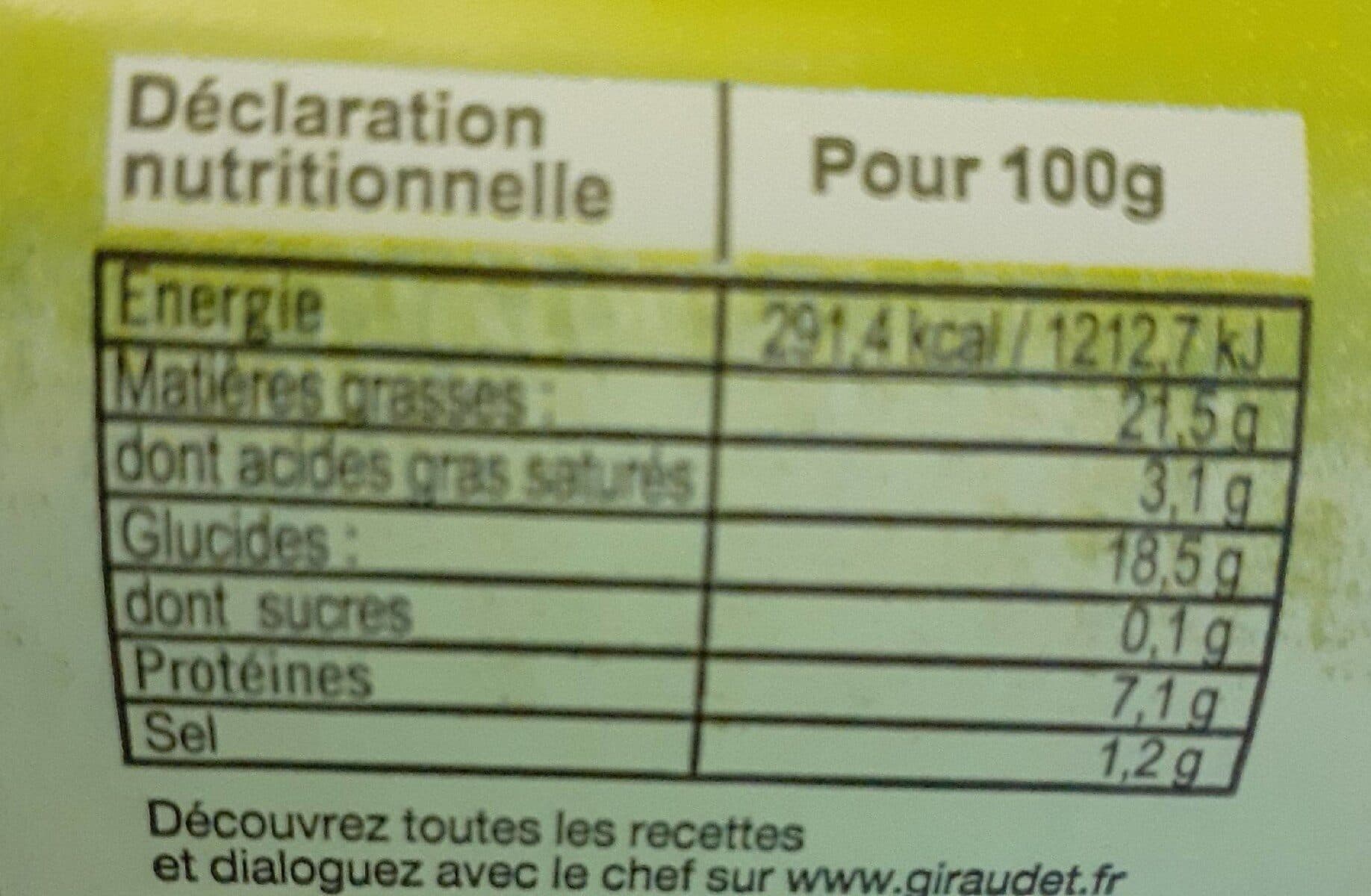 Giraudet 16 quenelles fraîches nature bio packshot