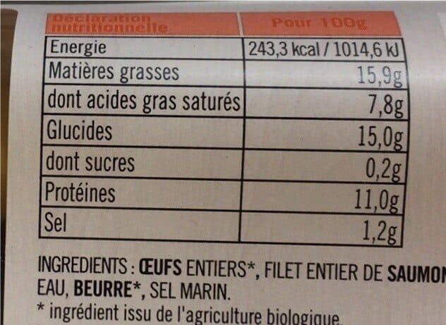 Giraudet 4 quenelles fraîches au filet entier de saumon bio packshot
