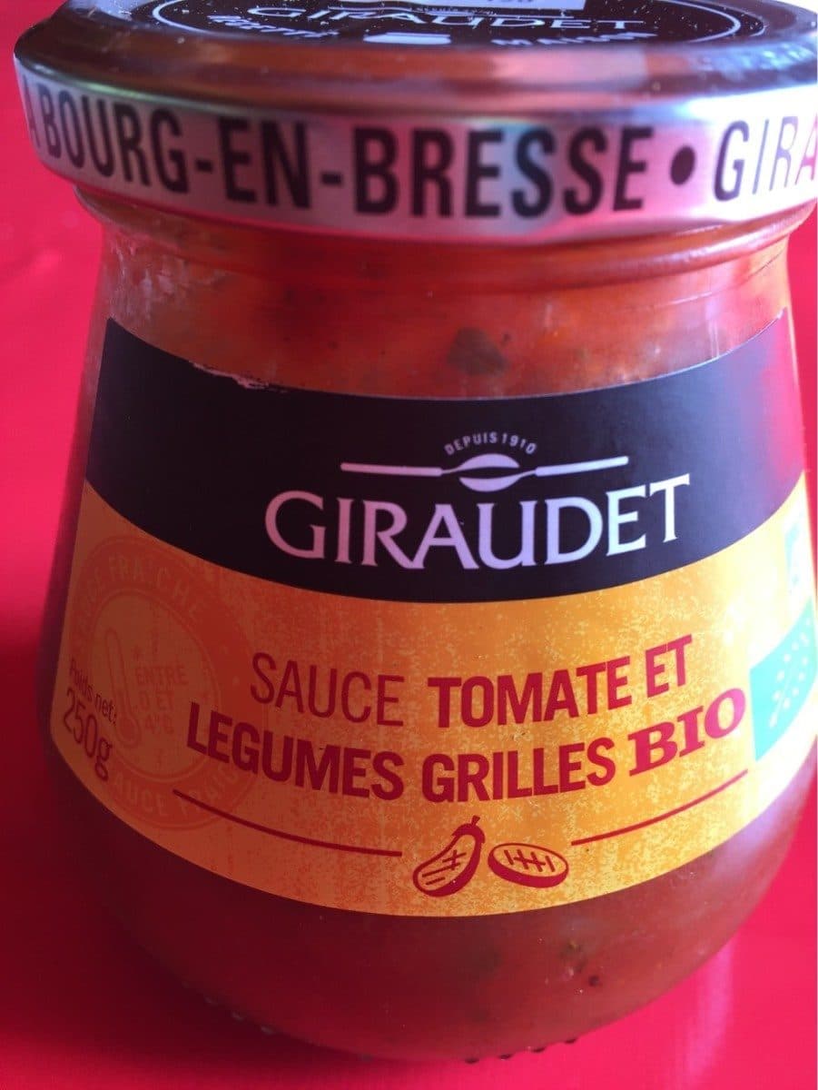 Giraudet Sauce tomate et légumes grillés bio packshot