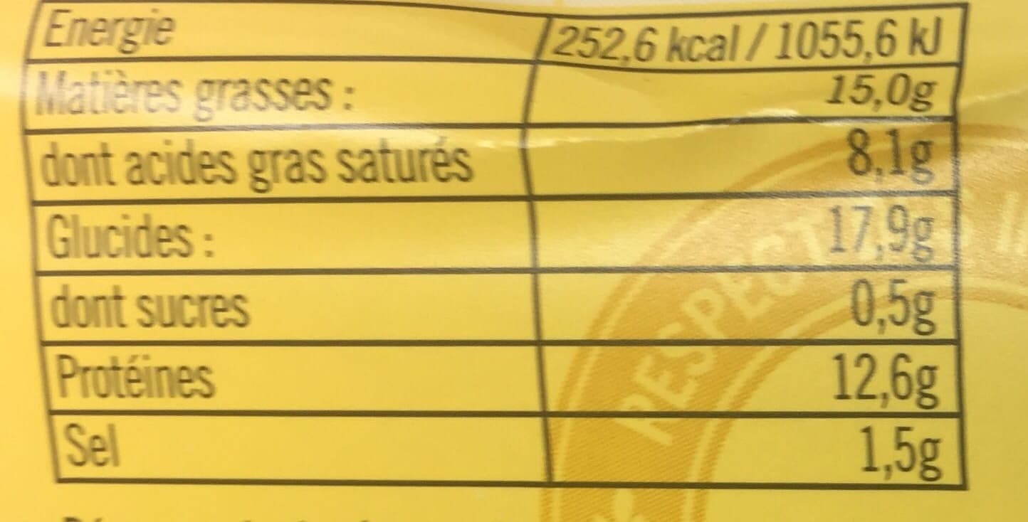 Giraudet 4 quenelles fraîches au Comté packshot