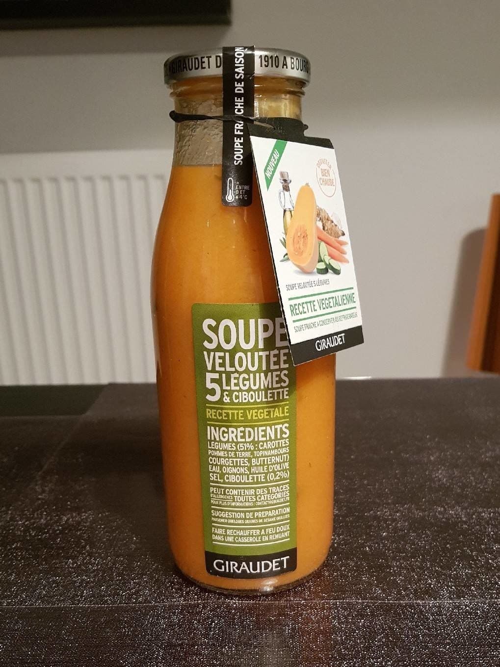 Giraudet Soupe velouté 5 légumes et ciboulette packshot