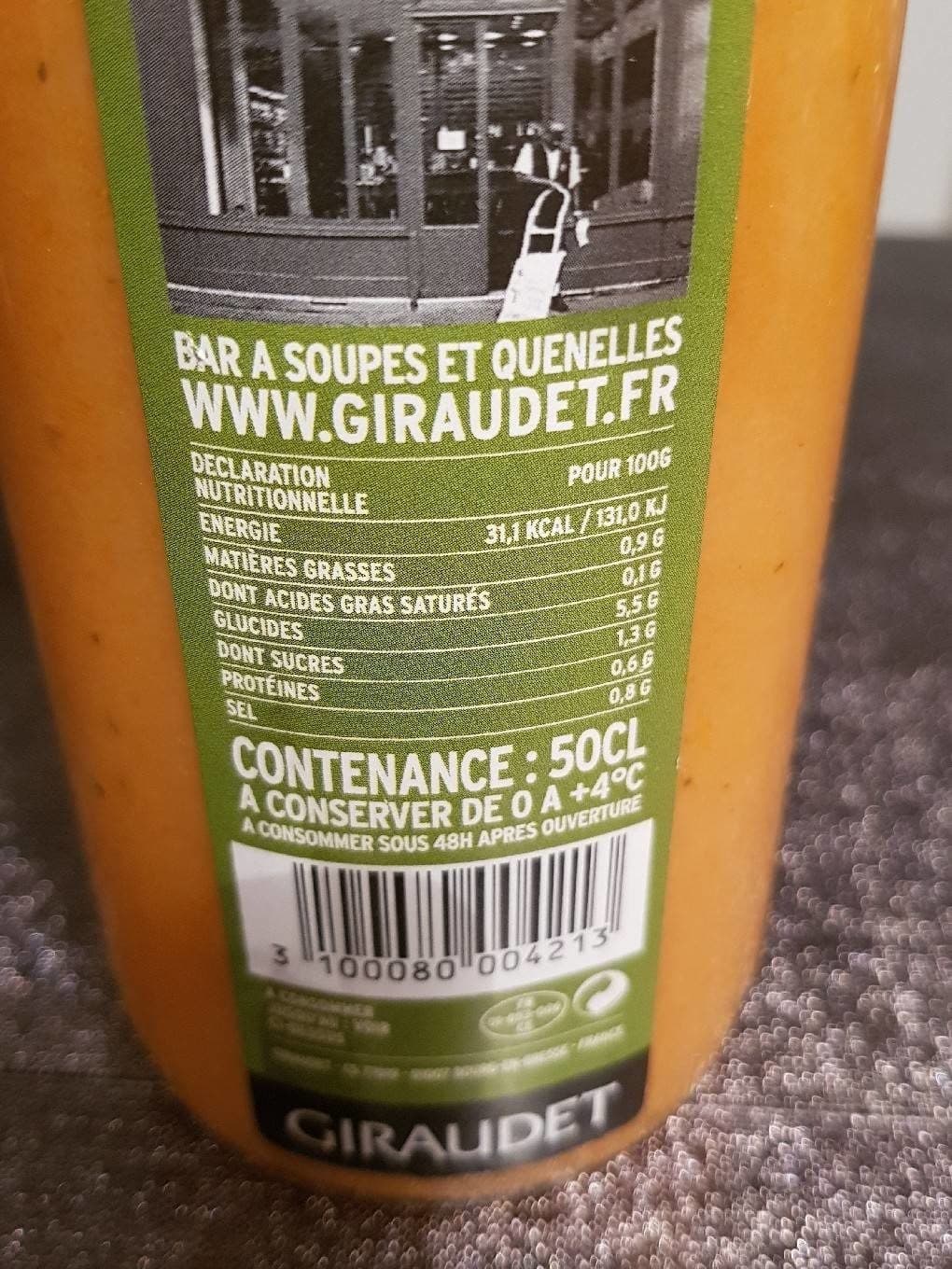 Giraudet Soupe velouté 5 légumes et ciboulette packshot