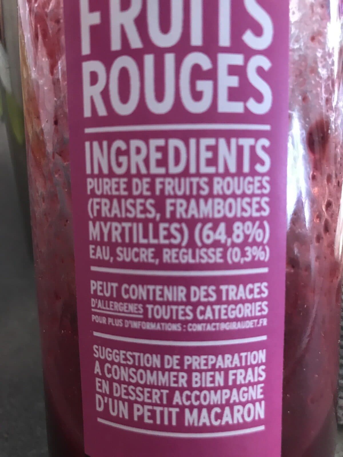 Giraudet Soupe fruits rouges packshot