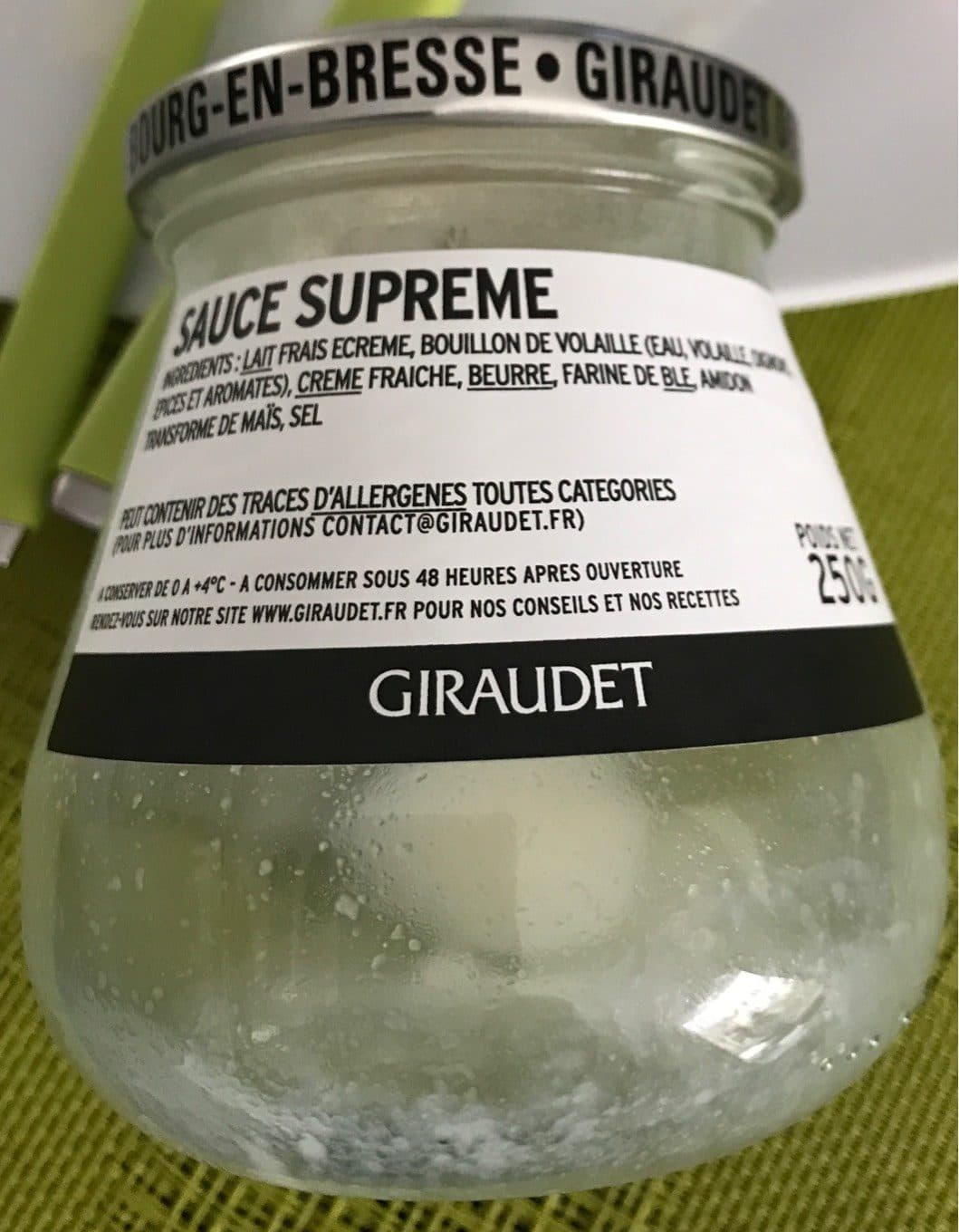 Giraudet Sauce suprême packshot