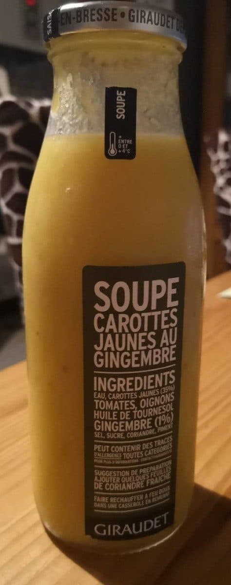 Giraudet Soupe carotte jaunes au gingembre packshot