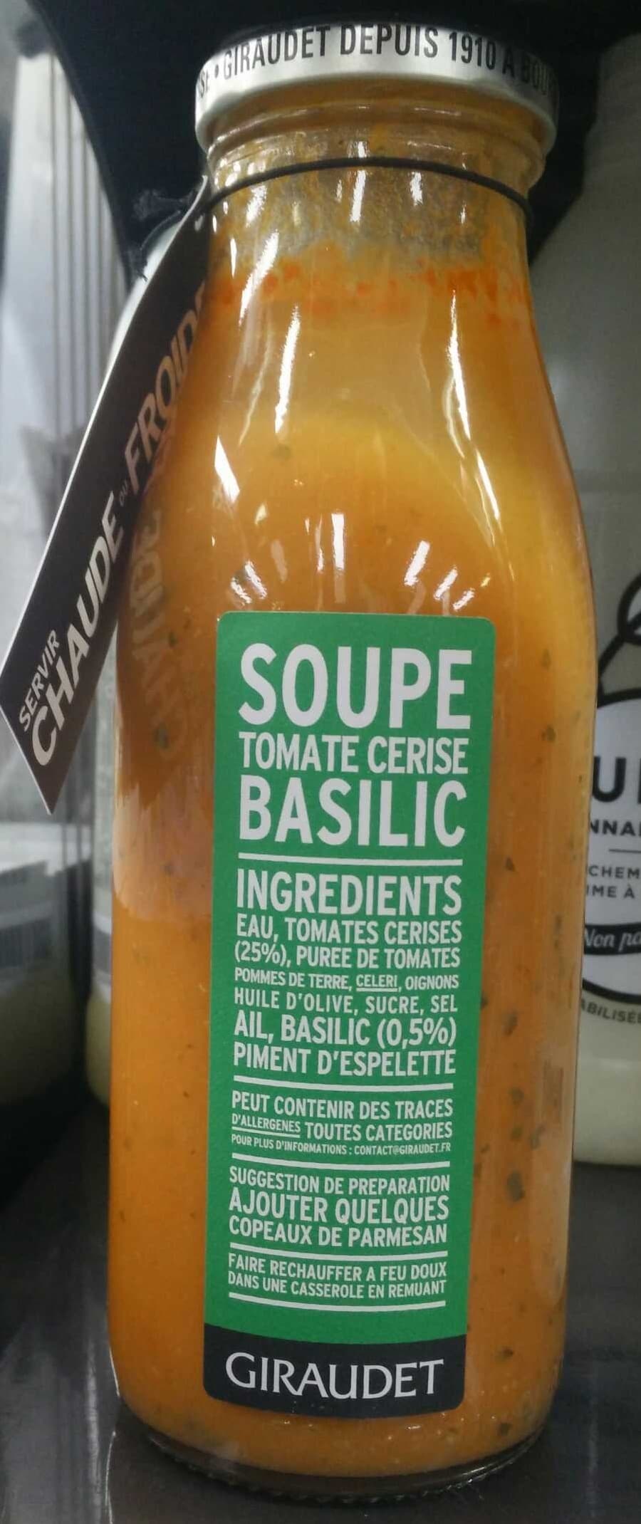 Giraudet Soupe tomate cerise basilic packshot