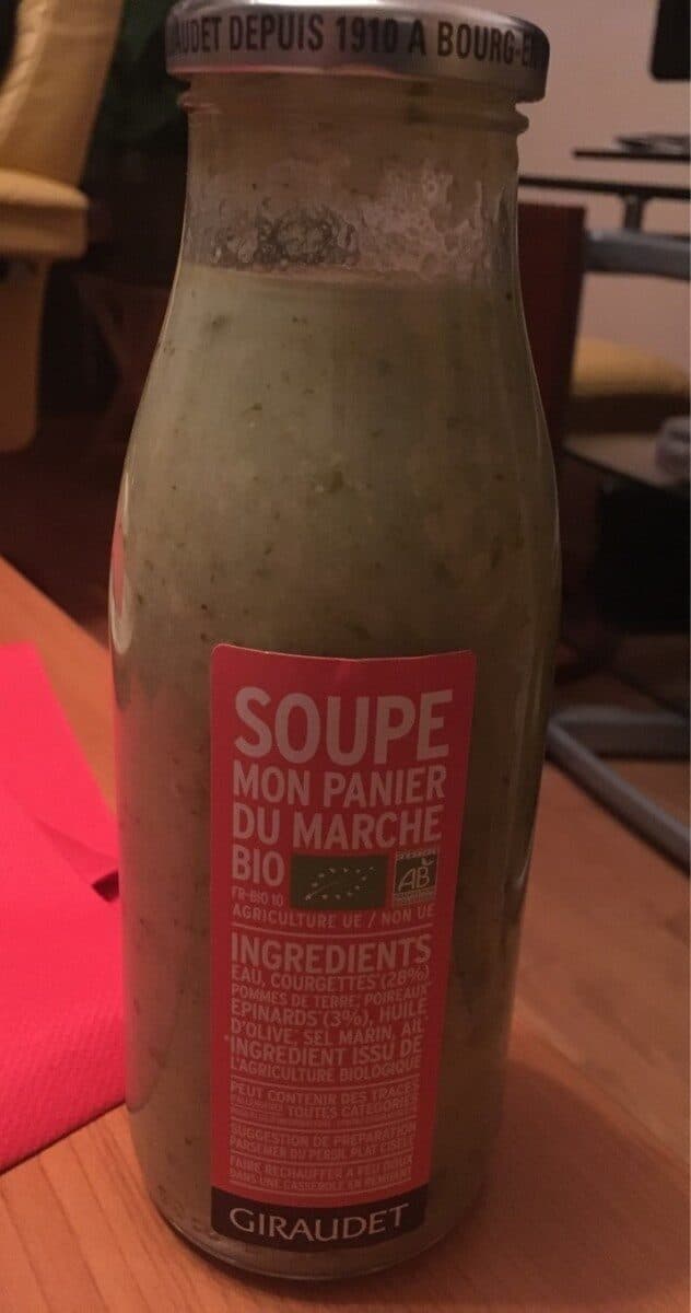 Giraudet Soupe bio Mon panier du marché packshot