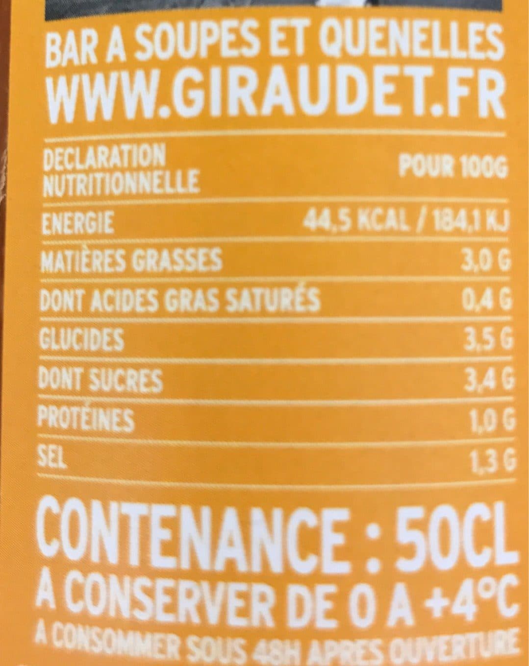 Giraudet Gaspacho andalou bio packshot