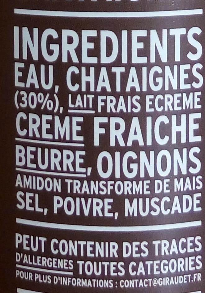 Giraudet Soupe châtaignes packshot