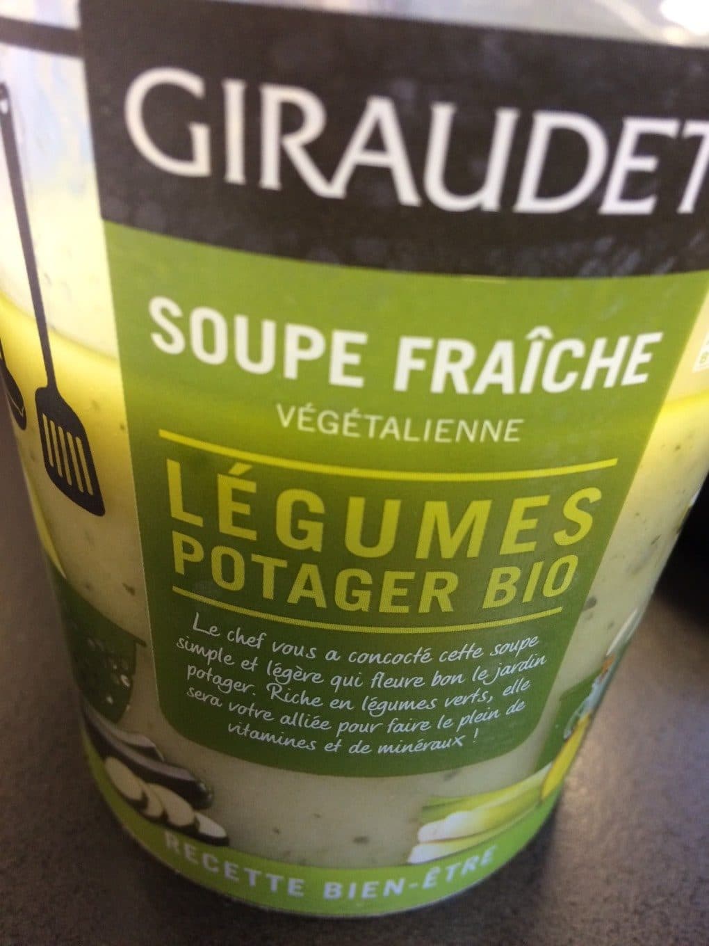 Giraudet Soupe fraîche légumes potager bio packshot