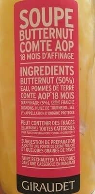 Giraudet Soupe butternut comte aop packshot