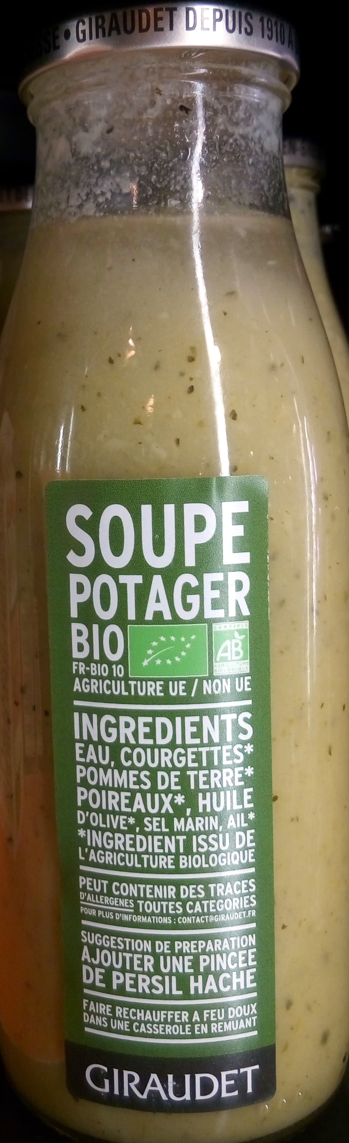 Giraudet Soupe potager bio packshot
