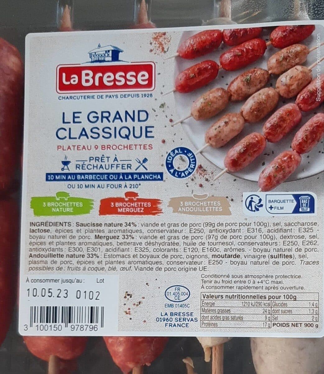 Open Food Facts Plateau 9 brochettes packshot