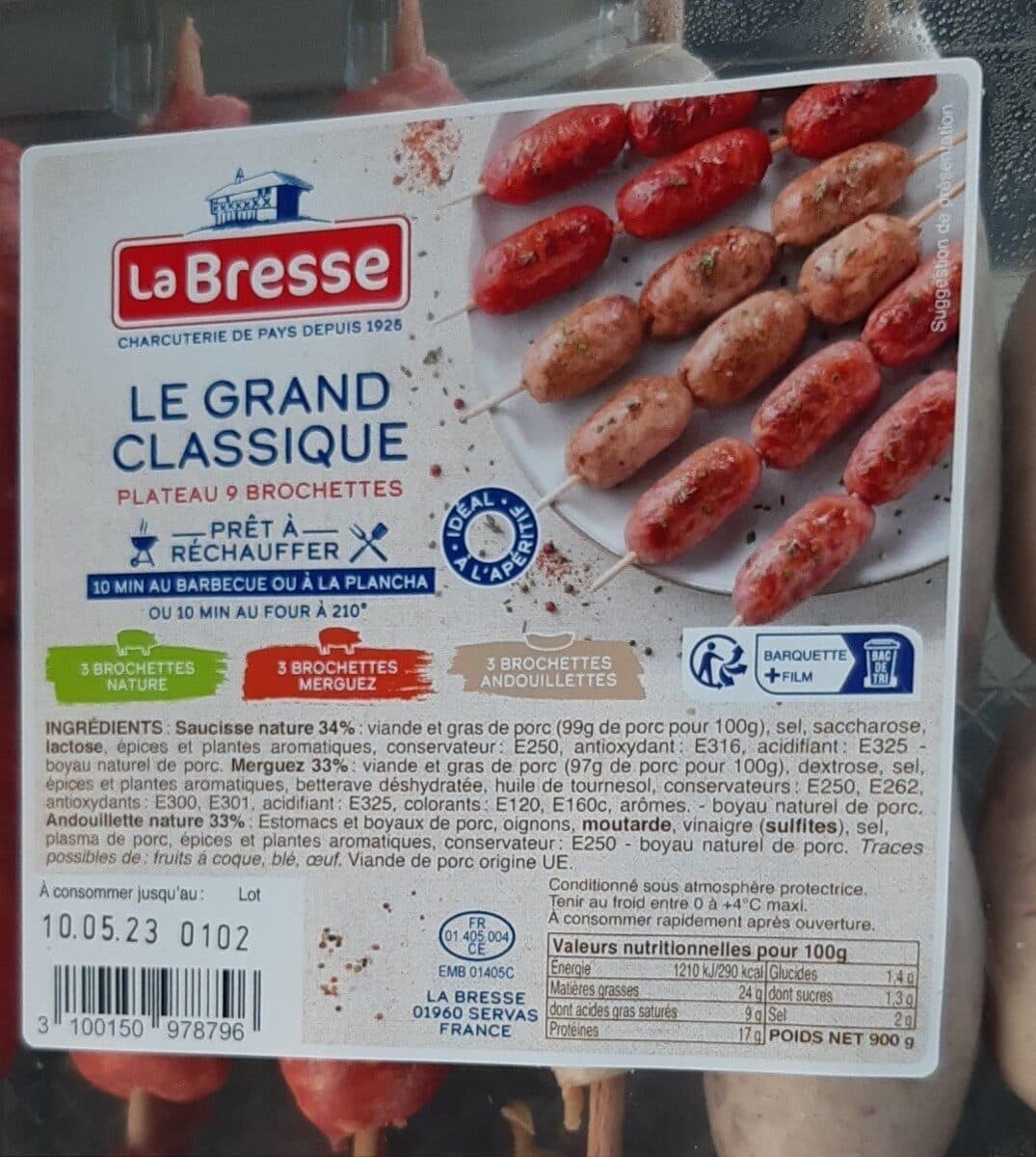 Open Food Facts Plateau 9 brochettes packshot