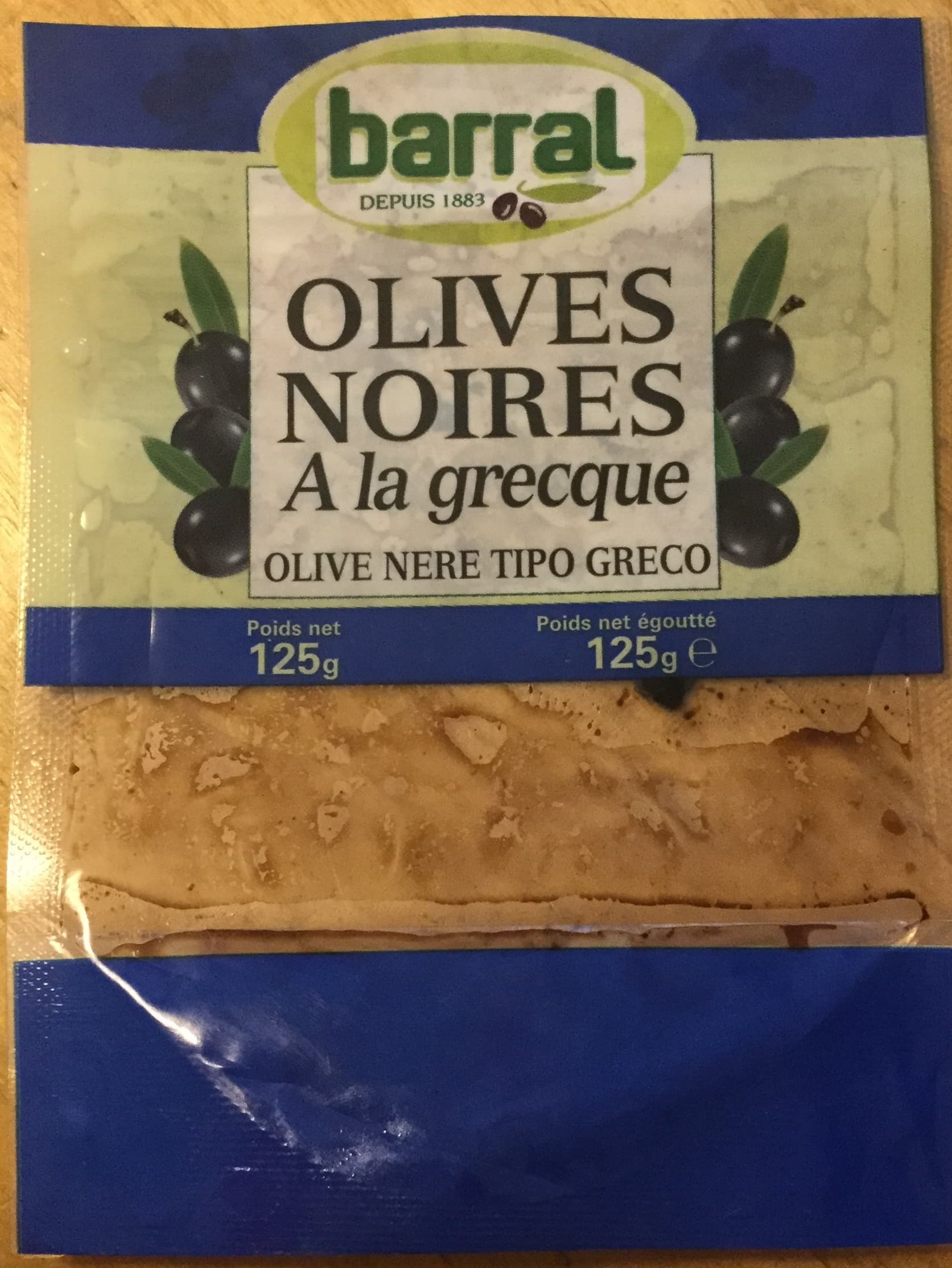 barral Olives noires a la grecque packshot