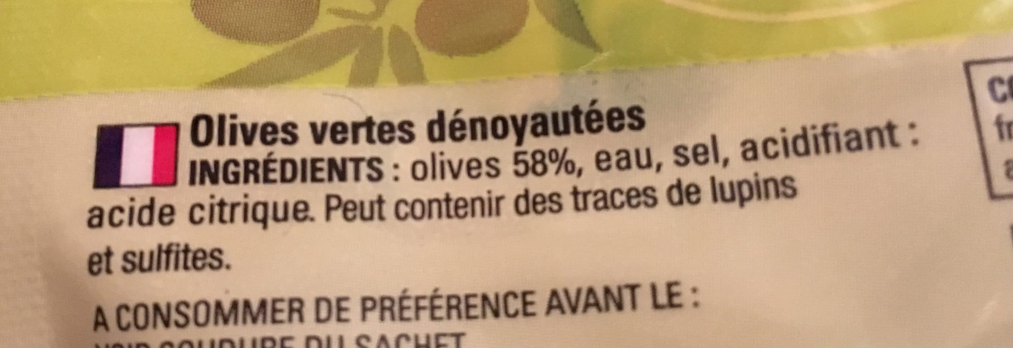 Barral Olives Vertes Dénoyautées 170g Net packshot