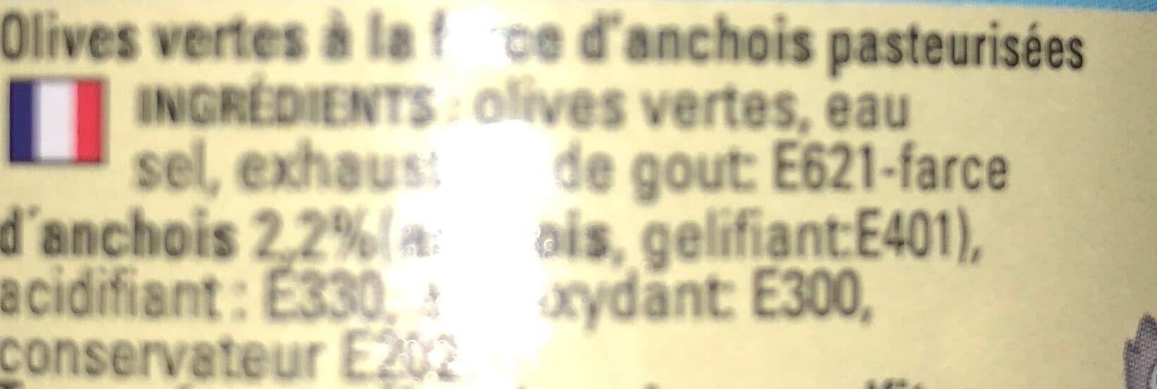 Barral Olives vertes a la farce d'anchois packshot