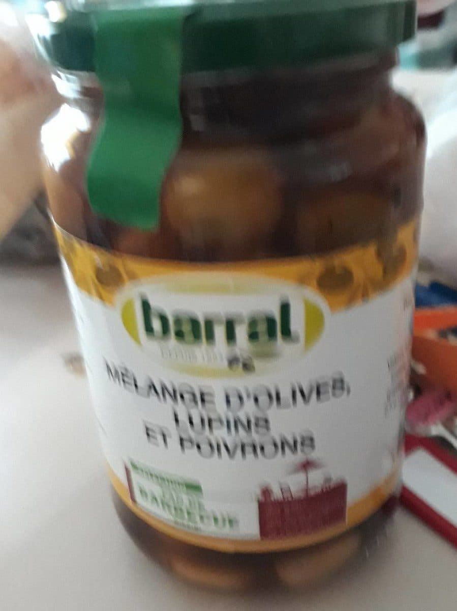 Barral Mélange d'olives moins et poivrons packshot